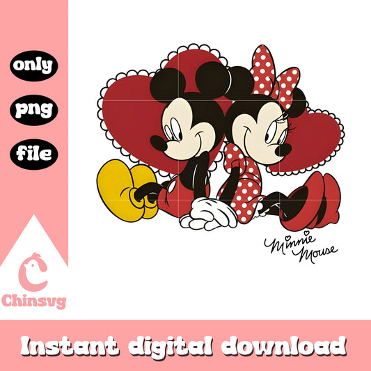 Love couple cute valentine png, disney valentine's day​ png