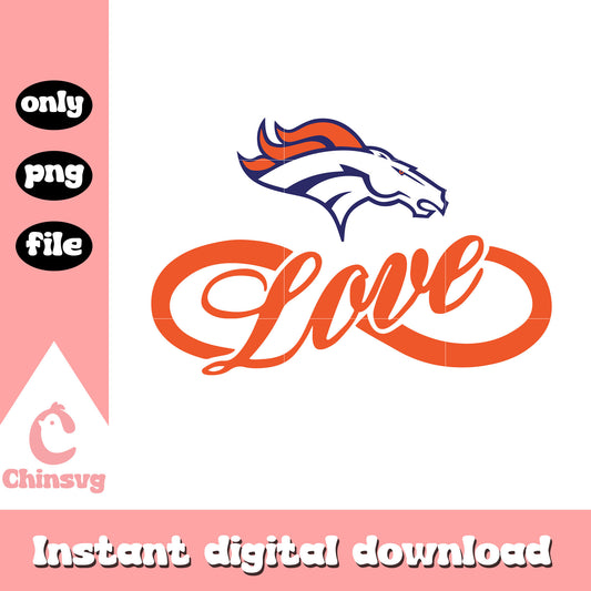 Love denver broncos logo design svg, denver broncos vintage t-shirt svg 