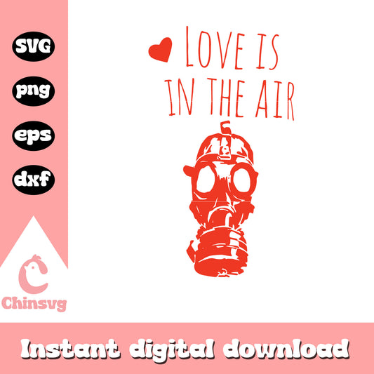 Love is in the air mask svg, love svg, valentine day svg