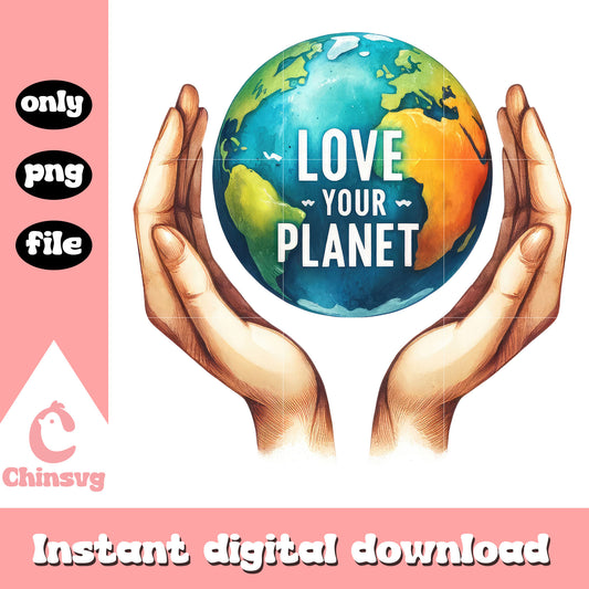 Love our planet symbol design png, google earth day quiz png