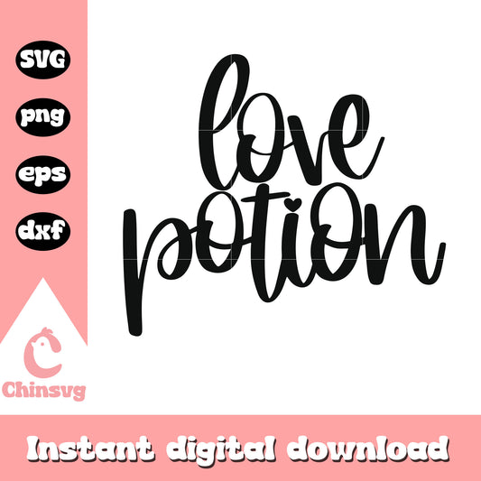 Love posion valentine font design svg, love svg, valentine svg