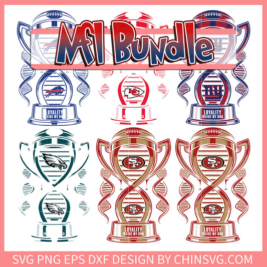 Loyality in side my dna bundle svg, nfl schedule svg