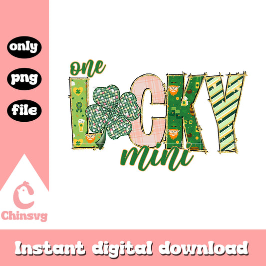 Lucky mini st patrick’s png, st patrick day decoration​​ png