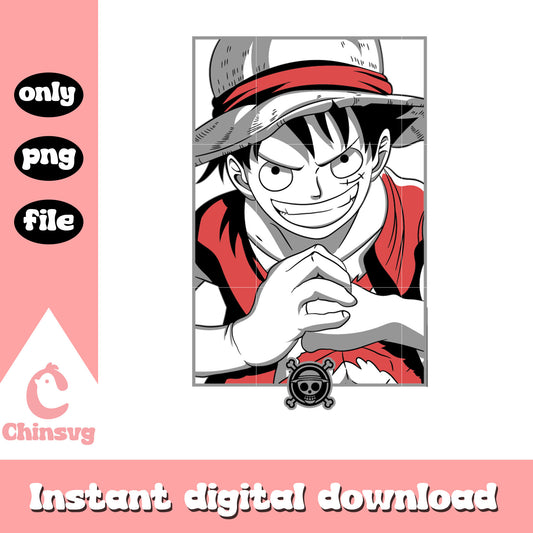 Luffy Smiling png, luffy character png, one piece anime png
