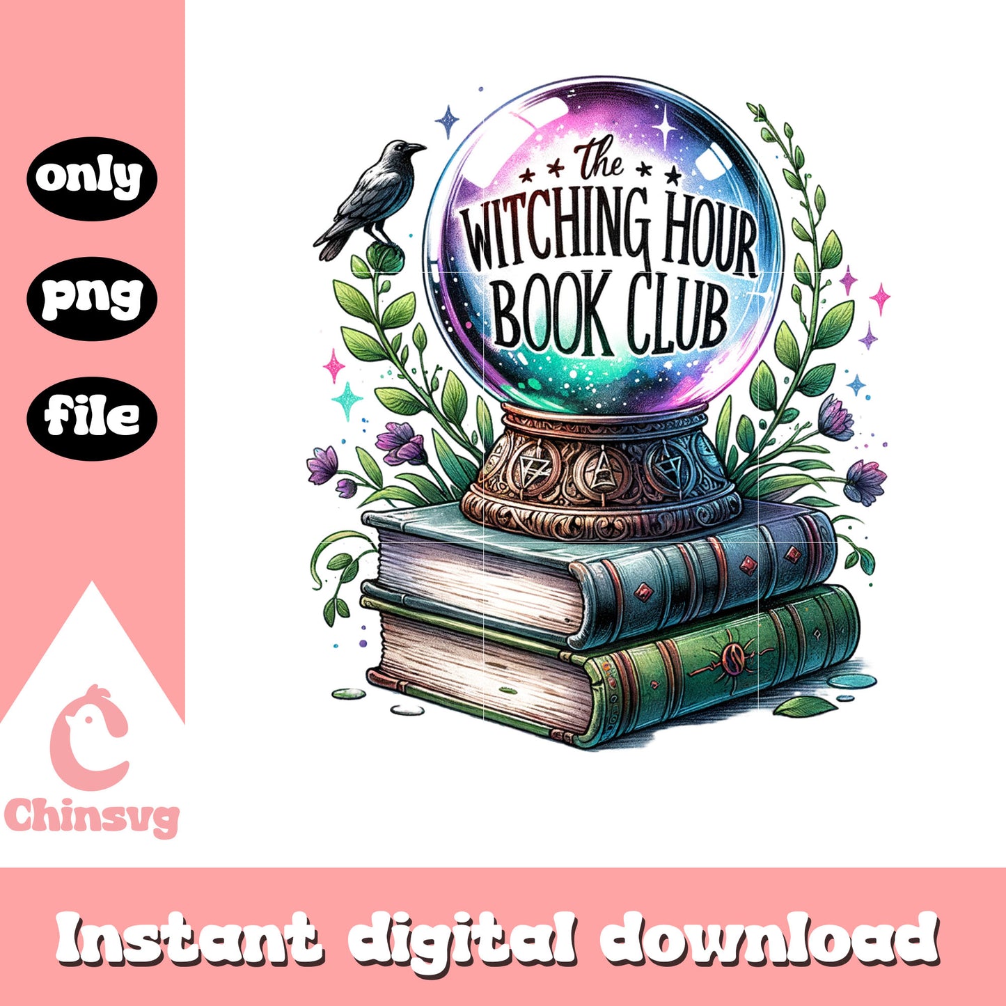 Magic ball the watching hour book club png, the witch png