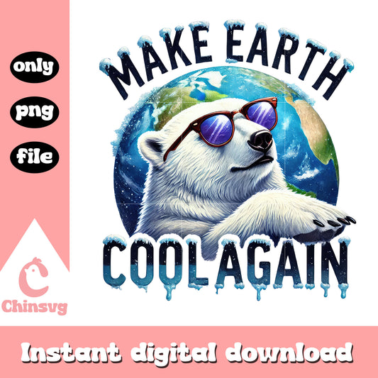 Make earth cool again design png, google earth day quiz png