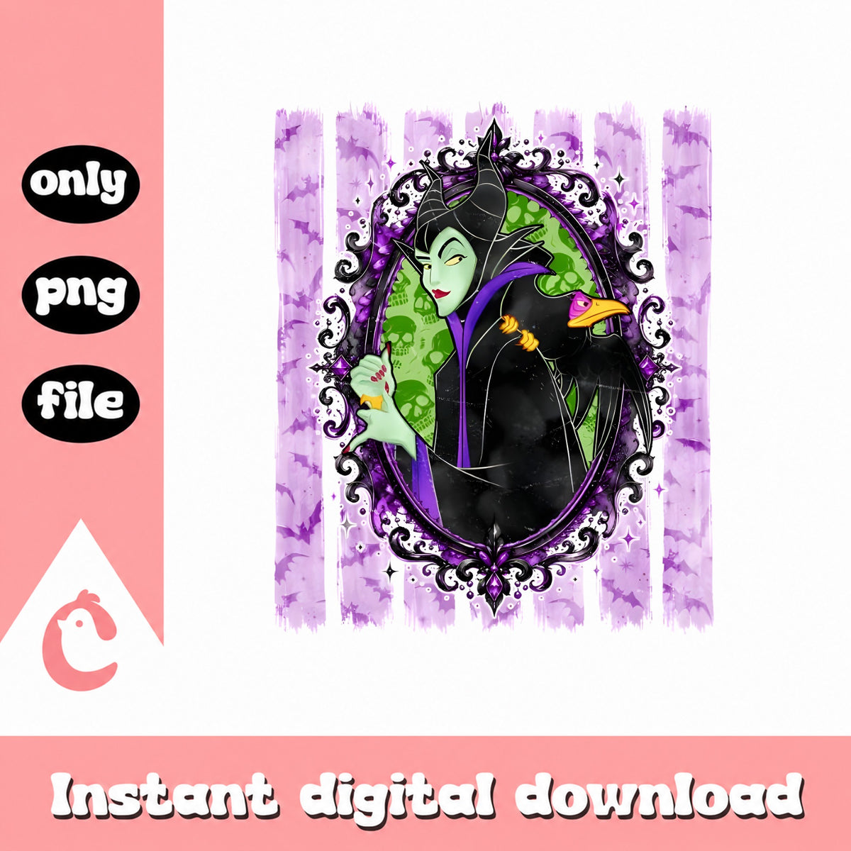 Maleficent Disney Villain PNG, Sleeping Beauty, Halloween PNG