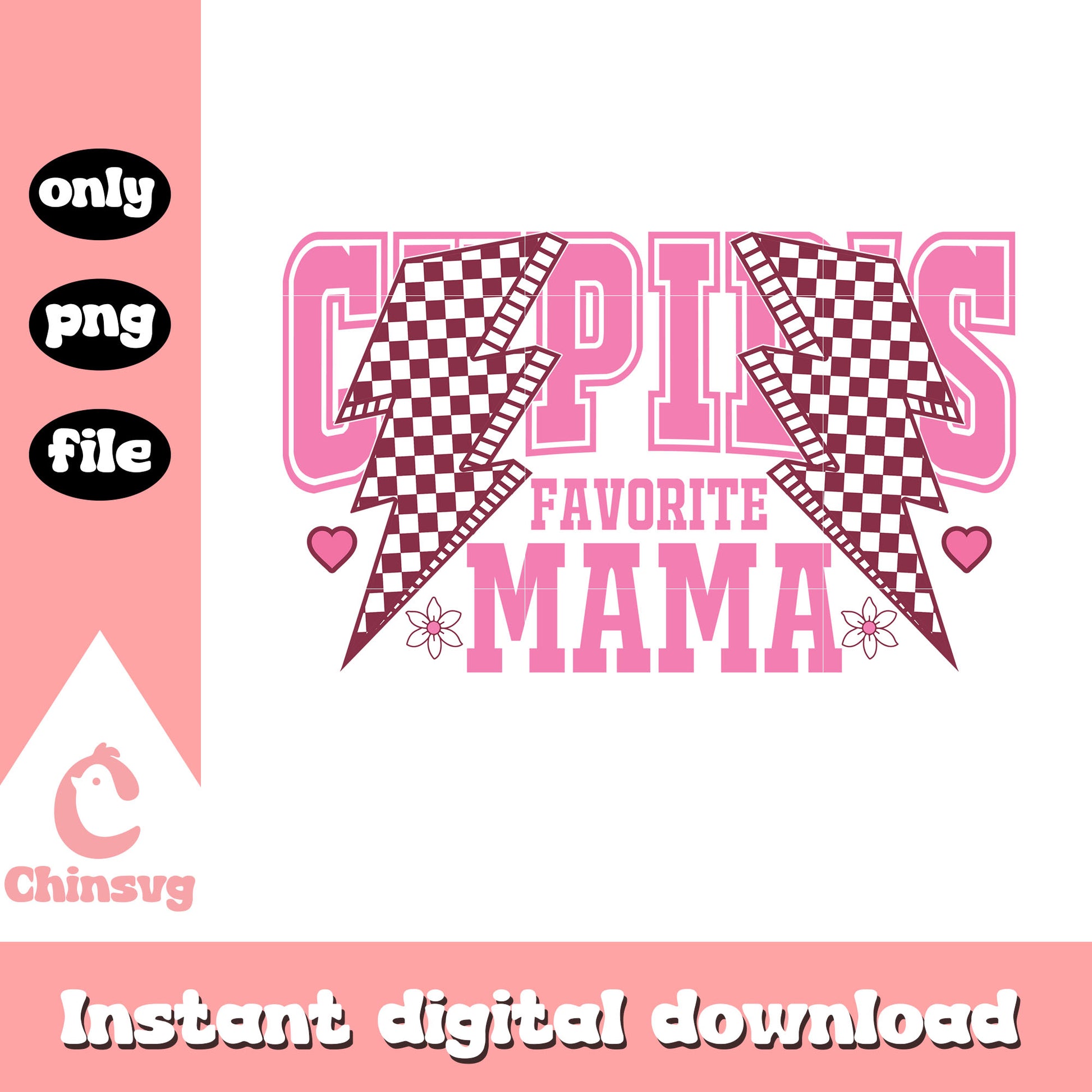 Mama cupid pink valentine png, valentines day logo​ png