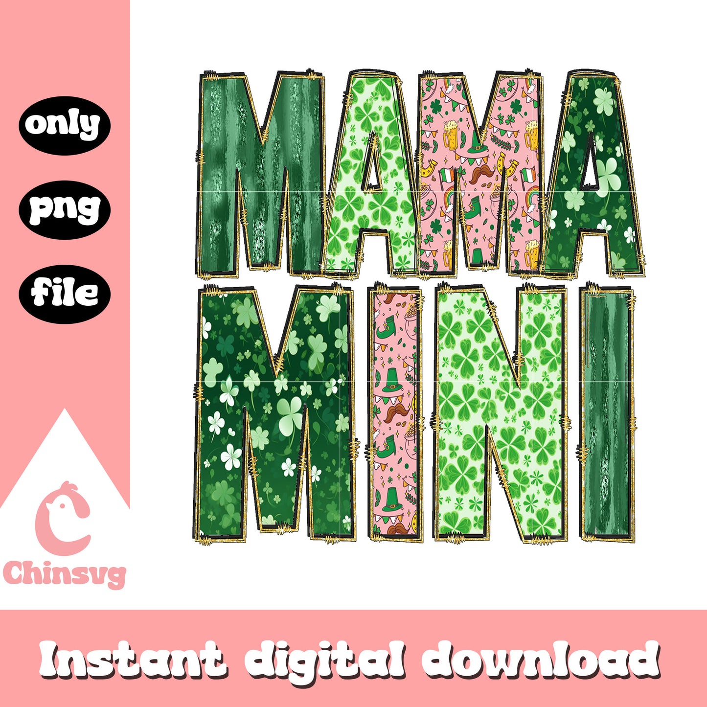 Mama mimi st patrick’s png, st patricks day images​ png