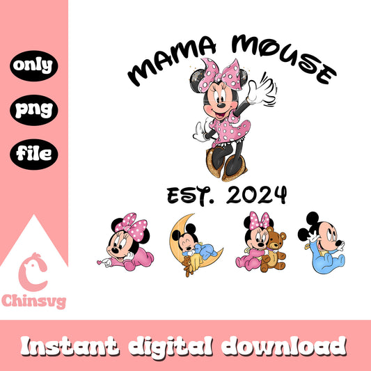 Mama mouse est 2024 baby mouse png, disney characters png