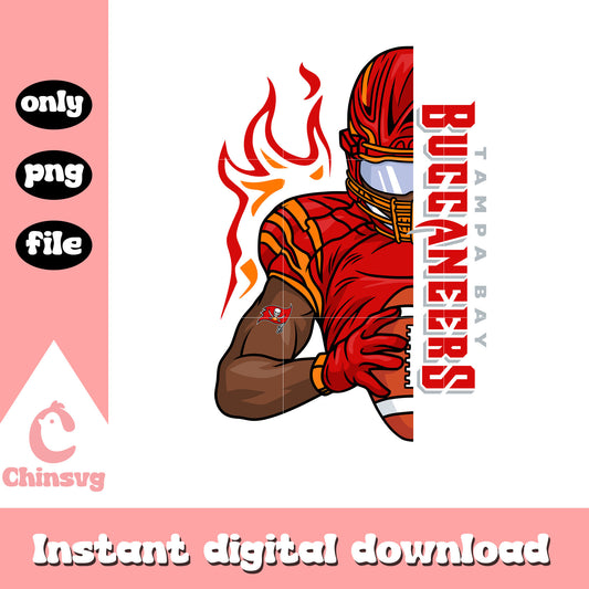 Man custom logo buccaneers png, nfl tampa bay buccaneers ​png