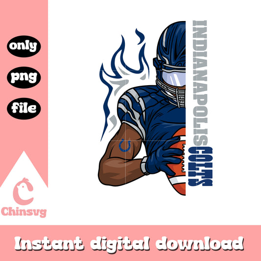 Man custom logo colts png, nfl indianapolis colts​ ​png