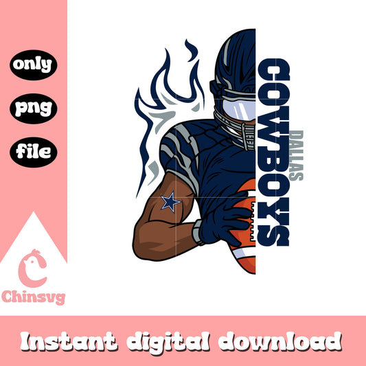Man custom logo cowboys png, nfl dallas cowboys​​​​ ​png