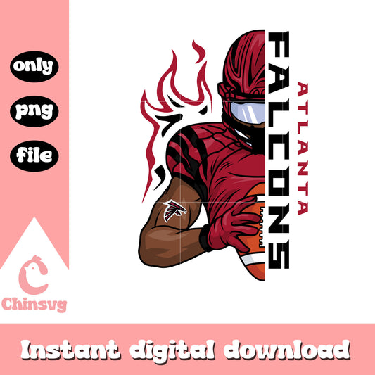 Man custom logo falcons png, nfl atlanta falcons​​ ​png