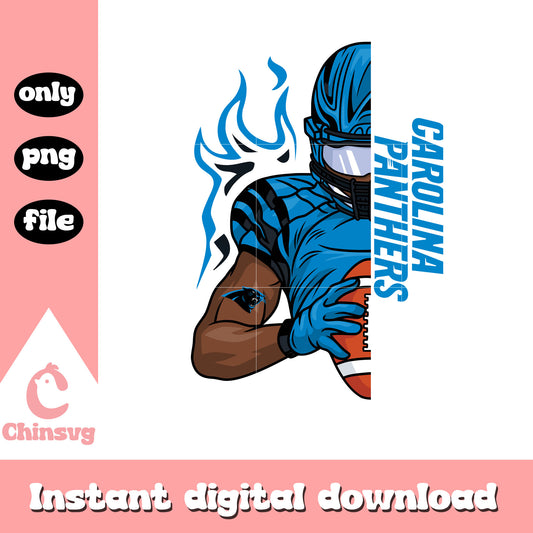 Man custom logo panthers png, carolina panthers nfl​​ ​png