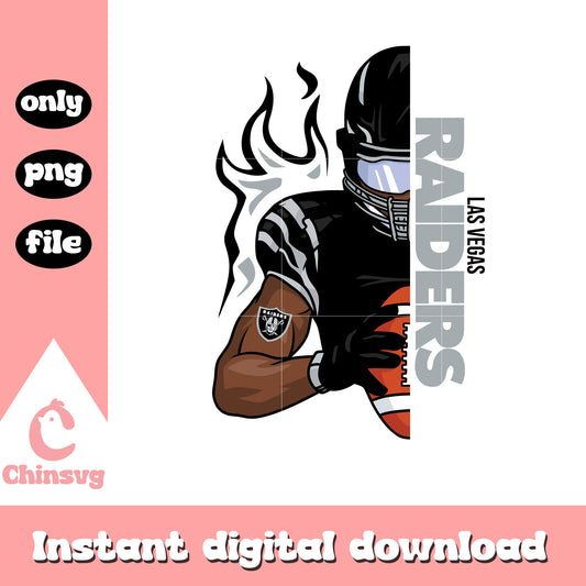 Man custom logo raiders png, nfl las vegas raiders​​ ​png