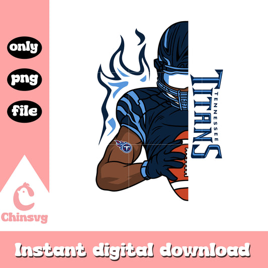 Man custom logo titans png, nfl tennessee titans ​png