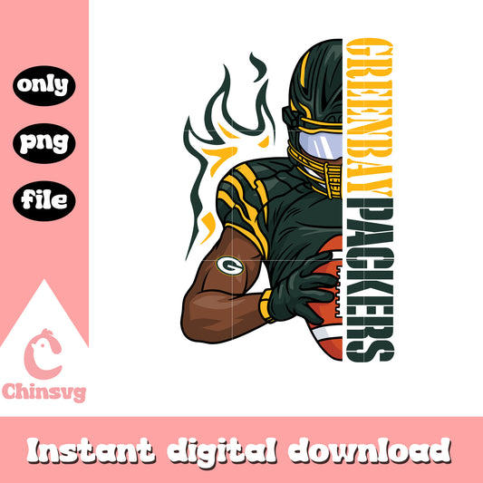 Man plbasket football green bay packers png, packers nfl png