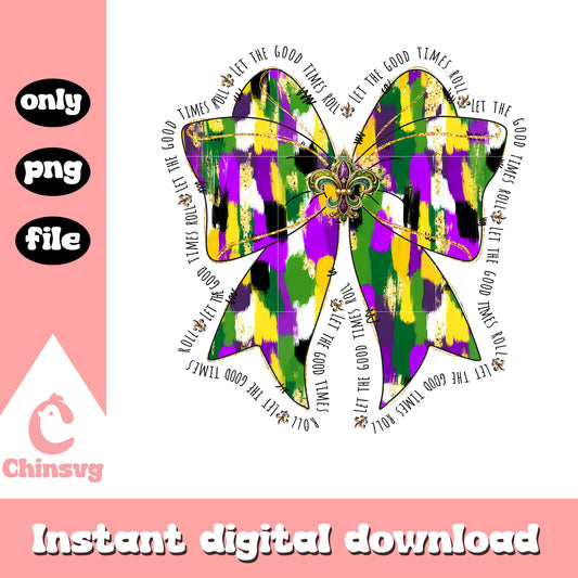 Mardi gras bow watercolor png, mardi gras what it means​​ png