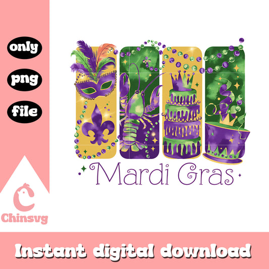 Mardi gras day symbol design png, mardi gras png, symbol design png