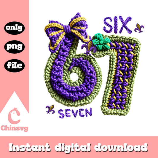 Mardi gras six seven png, new orleans parade schedule​​ png