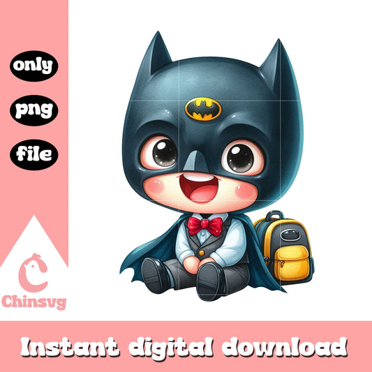 Marvel batman character go to school png, power school png