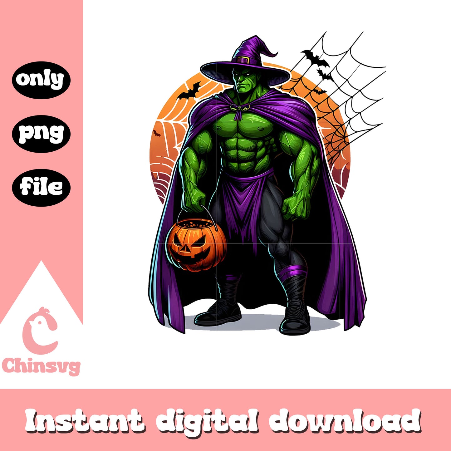 Marvel hulk witch hand candy halloween png, hulk halloween art png