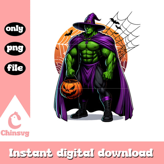 Marvel hulk witch hand candy halloween png, hulk halloween art png