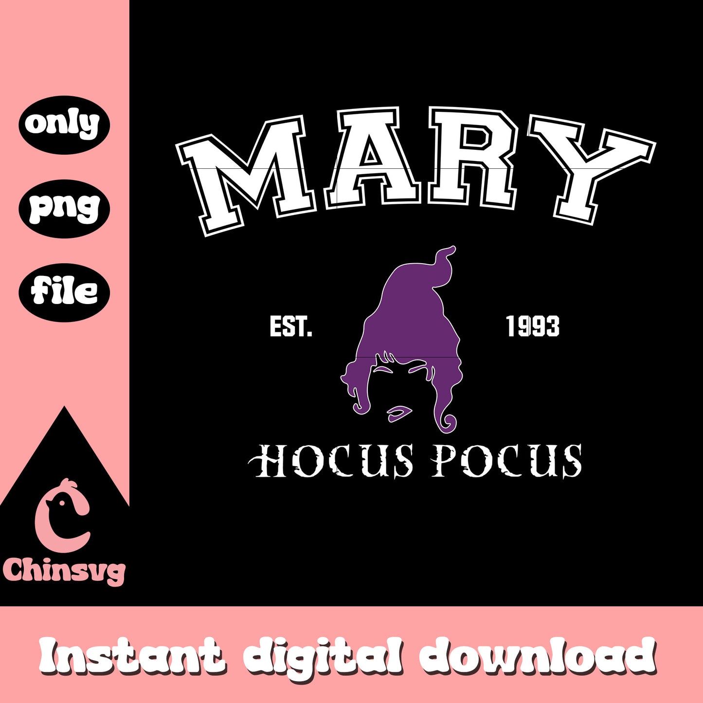 Mary sanderson hocus pocus est 1993 design png, mary sanderson png