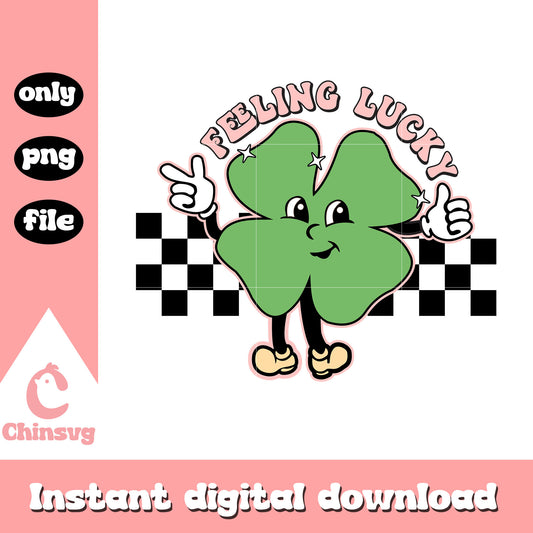 Mascot cute st patrick’s png, clover st patrick's day​ png