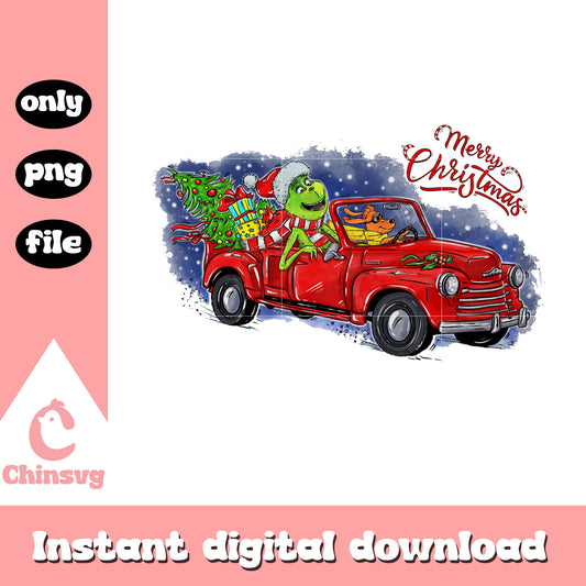 Max and grinch merry christmas png, grinch max png