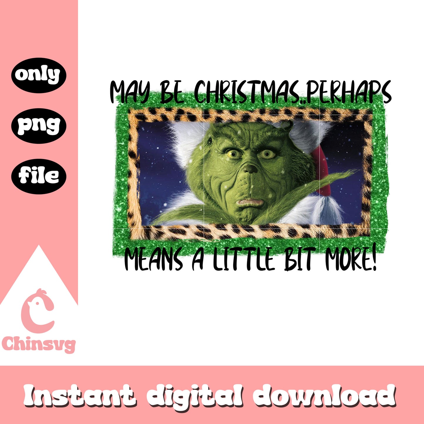 Maybe christmas perhaps png, grinch character png