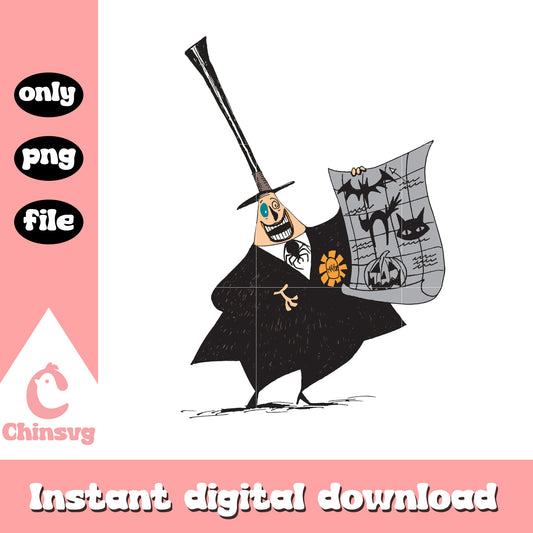 Mayor nightmare holding blueprint png, Mayor nightmare png