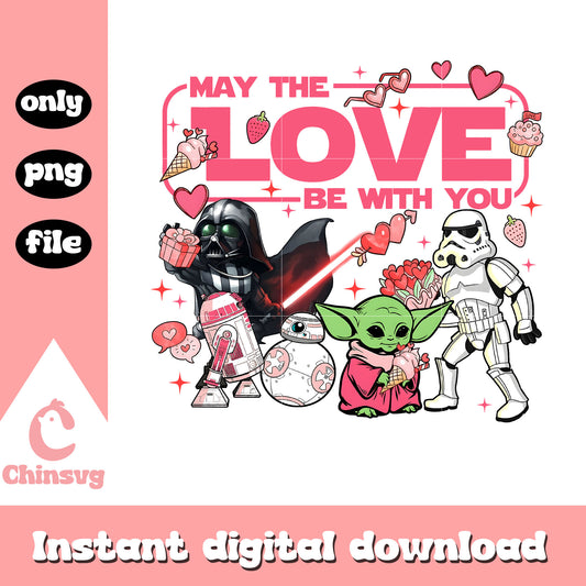 May the love be with you png, star wars characters png