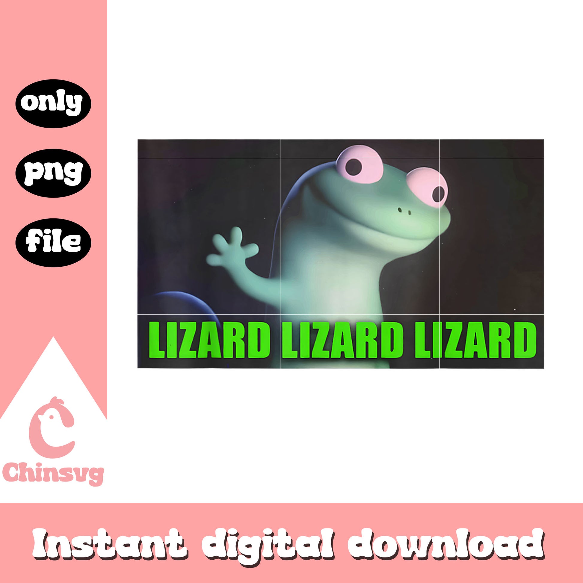 Meme Lizard lizard lizard frame png, lot lizard memes​ png