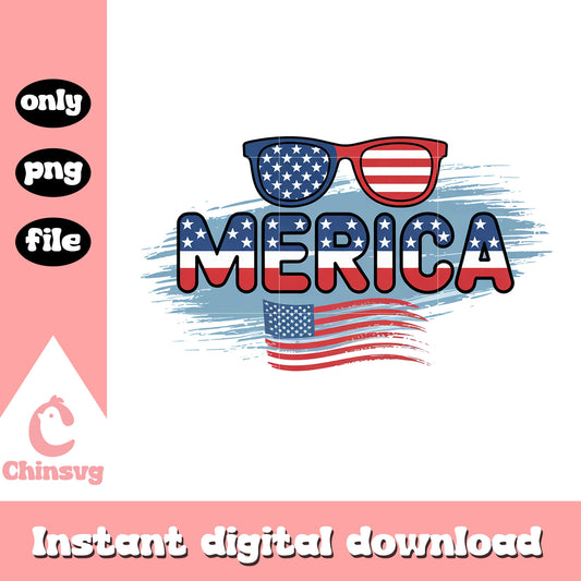 Merica sunglasses 4th of july png, 4th of july freedom png 