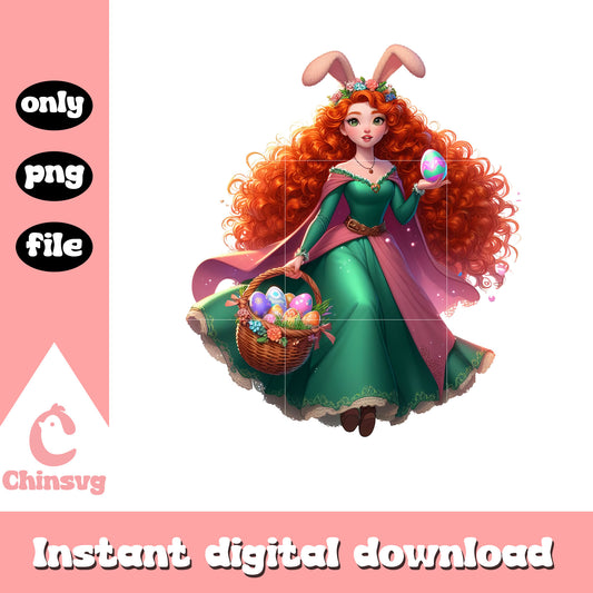 Merida princess easter eggs png, easter eggs png, princess png