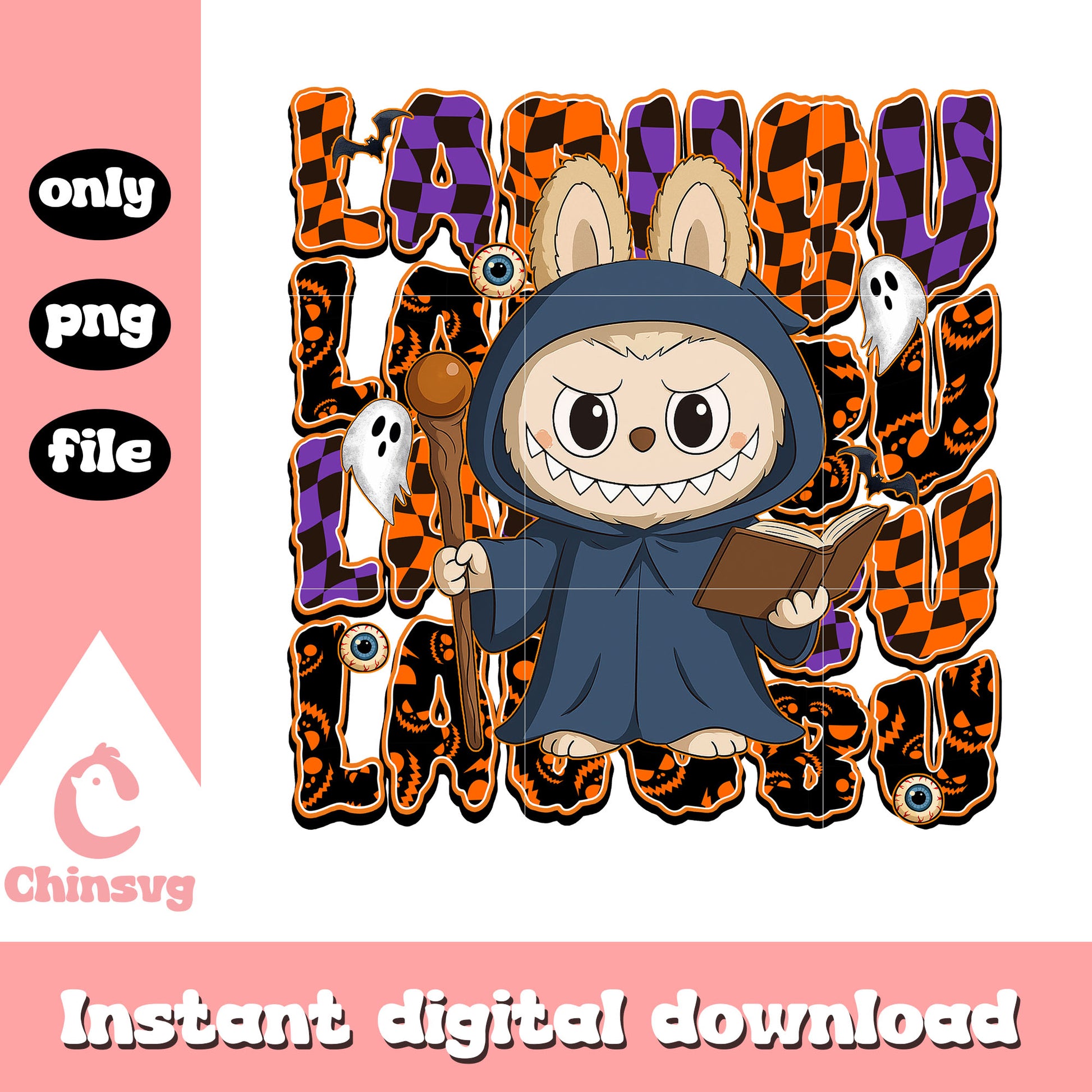 Merlin monster labubu doll png, harry potter merlin png