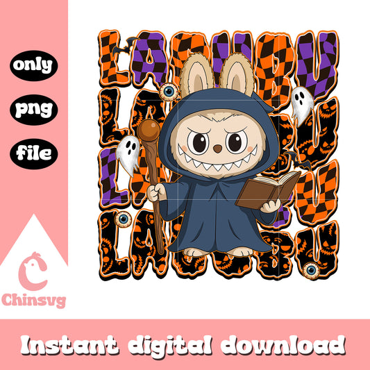 Merlin monster labubu doll png, harry potter merlin png