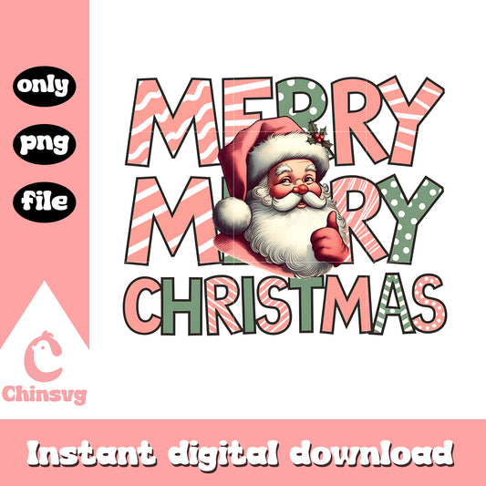 Merry merry christmas santa face png, santa claus face​ png