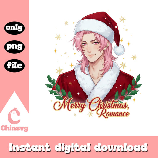 Merry christmas romance santa claus png, the santa claus png