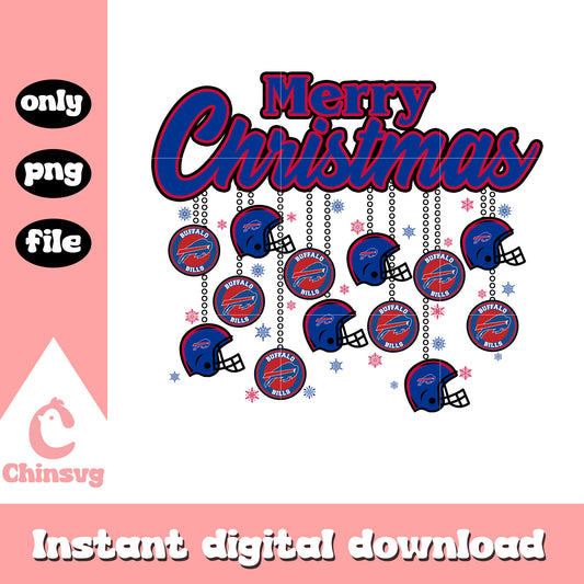 Merry christmas with buffalo bills png, buffalo bills nfl png