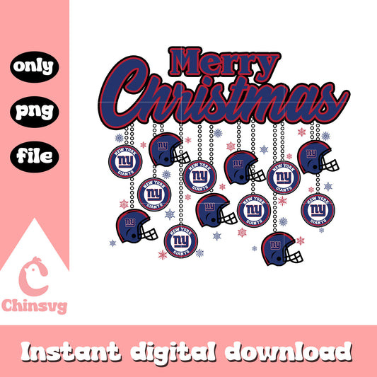 Merry christmas with new york giants png, new york giants nfl png