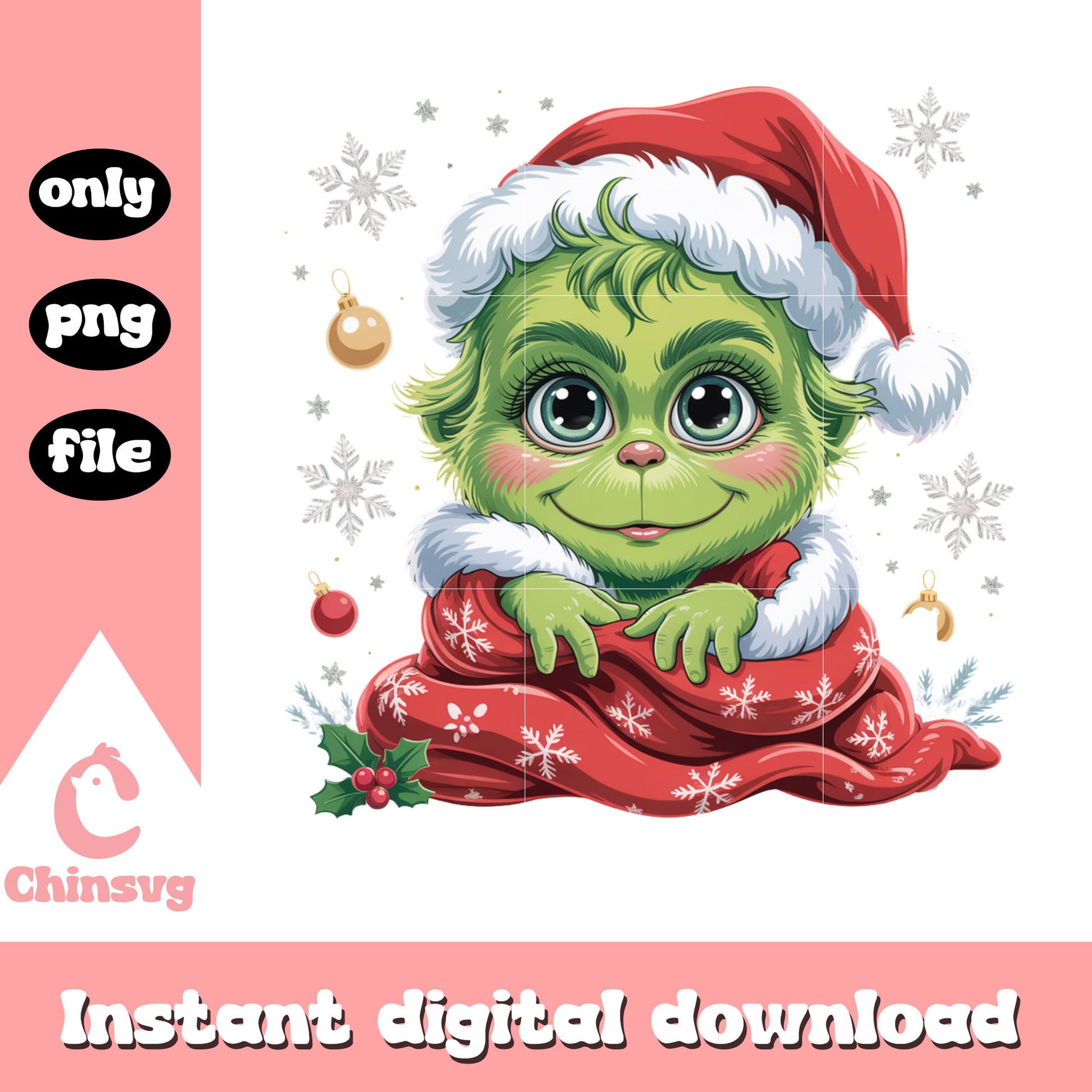 Merry christmas with the cuddly grinch png, clipart the grinch png