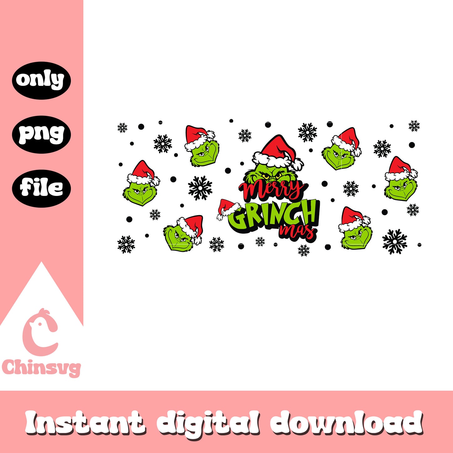 Merry grinchmas grinch faces design png, the grinch animated png