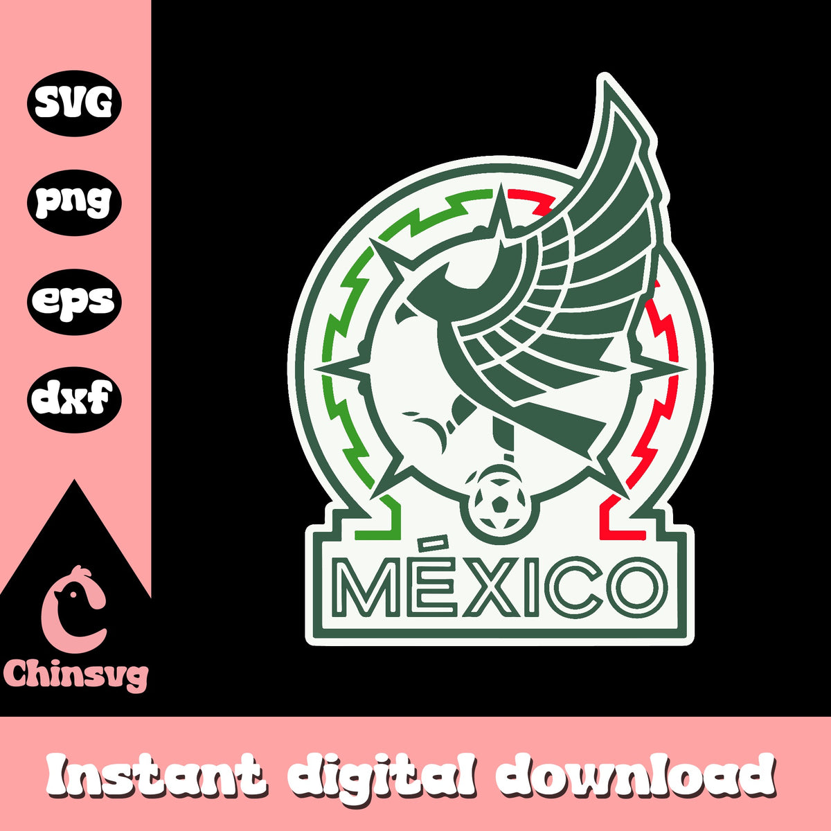 Mexico Soccer Team SVG – Chinsvg