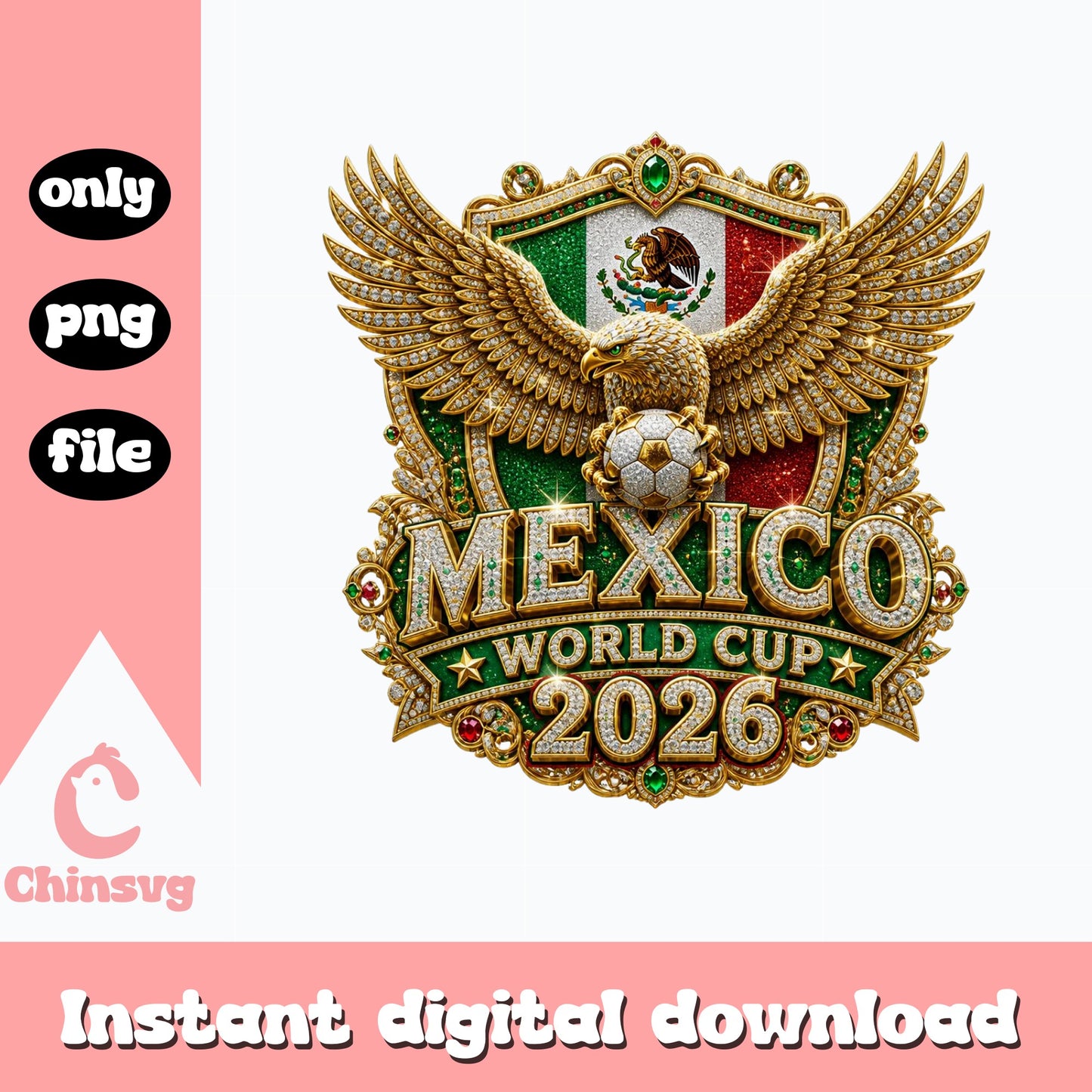 Mexico World Cup 2026 PNG, Mexico Soccer PNG, Futbol PNG