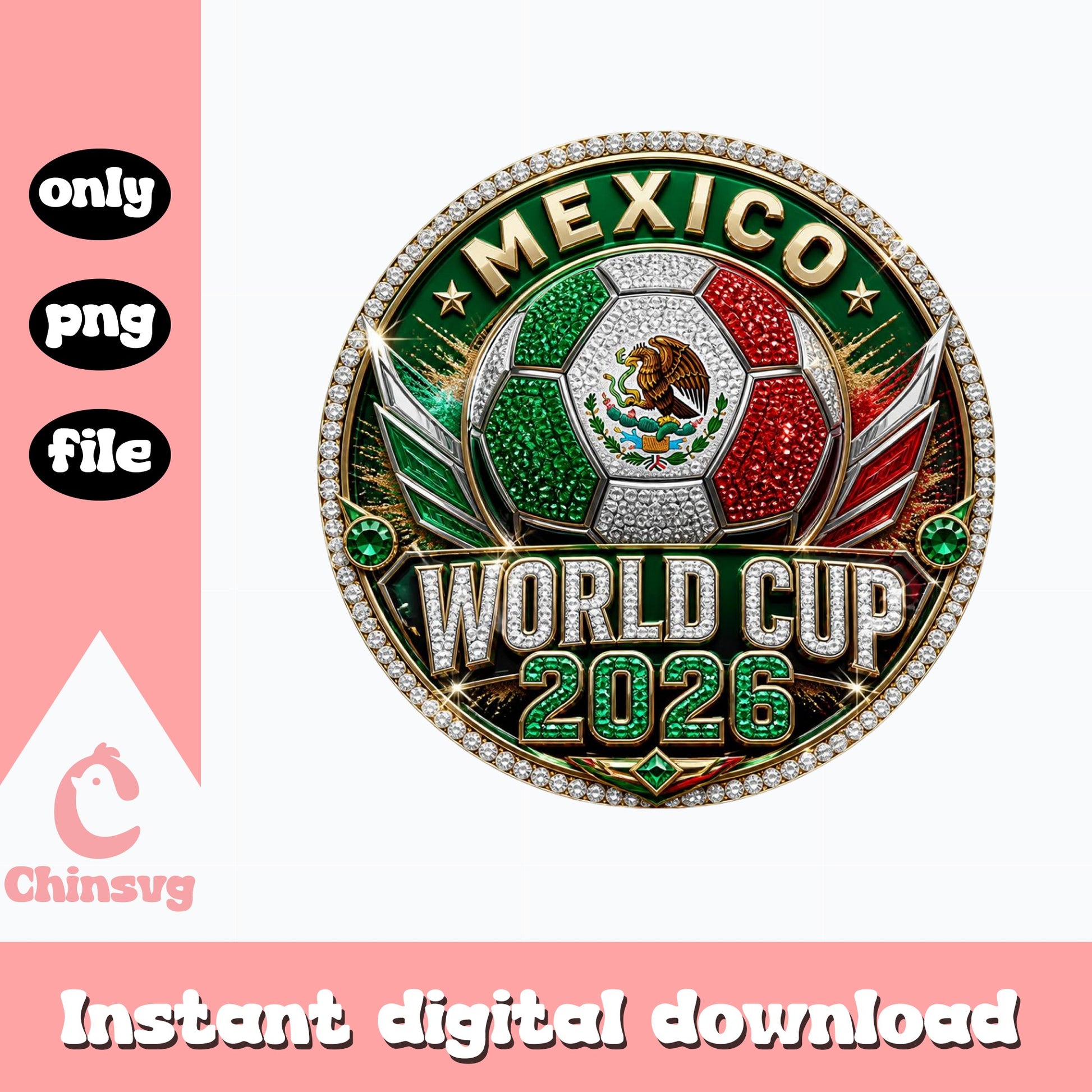 Mexico World Cup 2026 PNG, Soccer Mexico Flag PNG, Futbol PNG