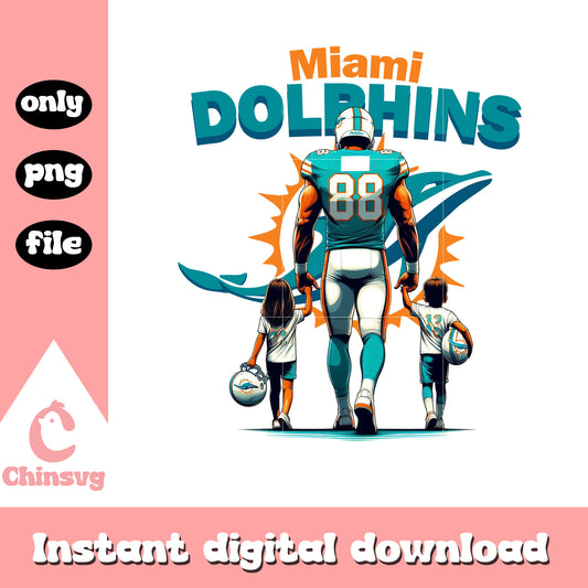 Miami Dolphins nfl team dad png, nfl football game png