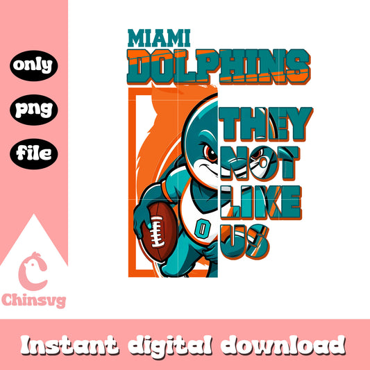 Miami Dolphins they not like us png, nfl fantasy football png